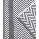 6-piece Charcoal Kathy Ireland 6 Piece Chevron Jacquard Towel Set with LetsDry