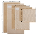 6-piece Linen Kathy Ireland 6 Piece Chevron Jacquard Towel Set with LetsDry