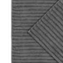  Bibb Home 4 Pack Ribbed Egyptian Cotton Bath Towel Set