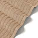  Bibb Home 4 Pack Ribbed Egyptian Cotton Bath Towel Set