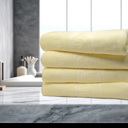 4-piece Canary Dan River 4 Piece Embossed Microfiber Bath Towel Set