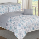 Queen Katrina Bibb Home 5 Piece Comforter Set with Decorative Pillows