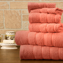  Bibb Home 6 Piece Egyptian Cotton Towel Set