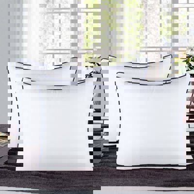 Dan River 2 Pack Down Alternative Pillow Set (White)