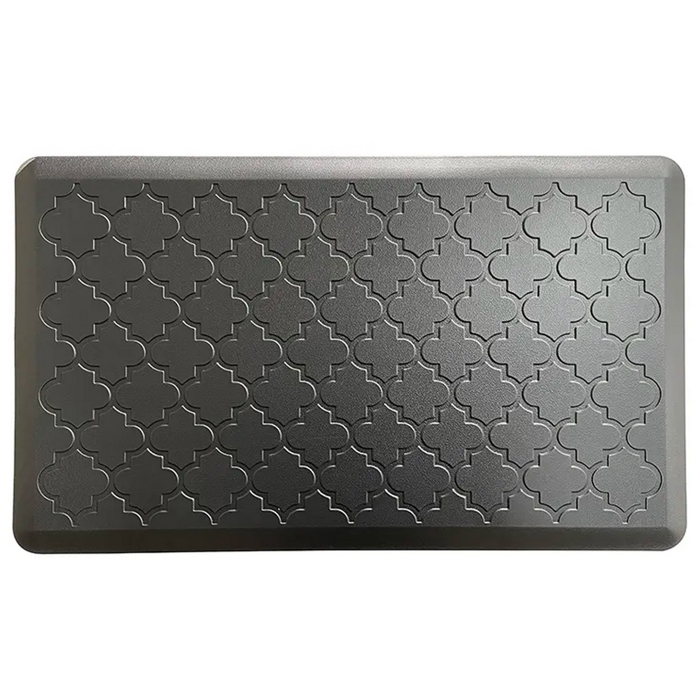 Bibb Home Trellis Embossed Anti Fatigue Foam Kitchen Mat
