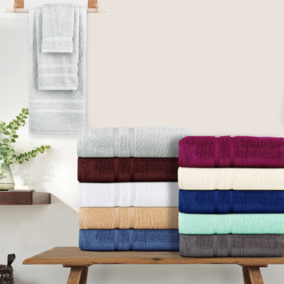Bibb Home 18 Piece Egyptian Cotton Towel Set