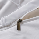 King White Bibb Home 2000 Count Tufted Duvet Cover (3-Piece)