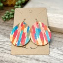  Painted Easter Egg Teardrop Earrings