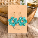  Charlotte Glitter Flower Earrings