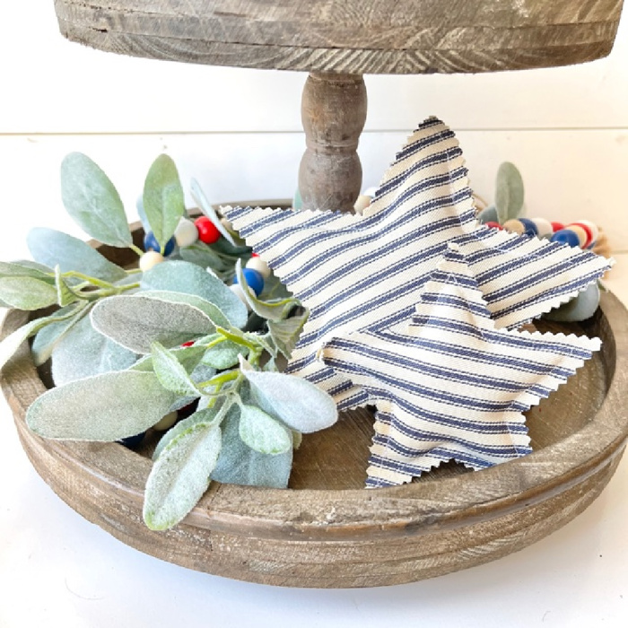 Patriotic Stars & American Flags Tray Fillers | Set of 2