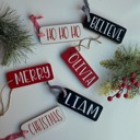 Stocking Tags | Christmas Gift Tags | Wood Personalized Tag | Rustic Holiday Name Tags | Name Ornament| Holiday Gift Tags