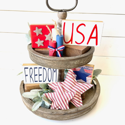 Small Patriotic Wood Signs