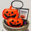 Jack-o-lantern Fall & Halloween Fabric Tray Fillers | Set of 2