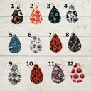 1 Spooky Cute Faux Leather Halloween Earrings