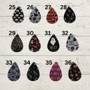 25 Spooky Cute Faux Leather Halloween Earrings