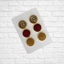 8 Druzy/Cabochon 12mm 3pk Earrings