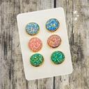 33 Druzy/Cabochon 12mm 3pk Earrings