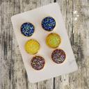 41 Druzy/Cabochon 12mm 3pk Earrings