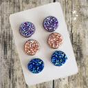 51 Druzy/Cabochon 12mm 3pk Earrings