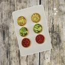 54 Druzy/Cabochon 12mm 3pk Earrings