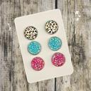 27 Druzy/Cabochon 12mm 3pk Earrings