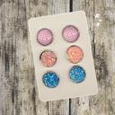 16 Druzy/Cabochon 12mm 3pk Earrings