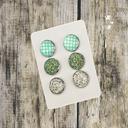 19 Druzy/Cabochon 12mm 3pk Earrings