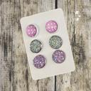 21 Druzy/Cabochon 12mm 3pk Earrings