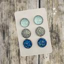 25 Druzy/Cabochon 12mm 3pk Earrings