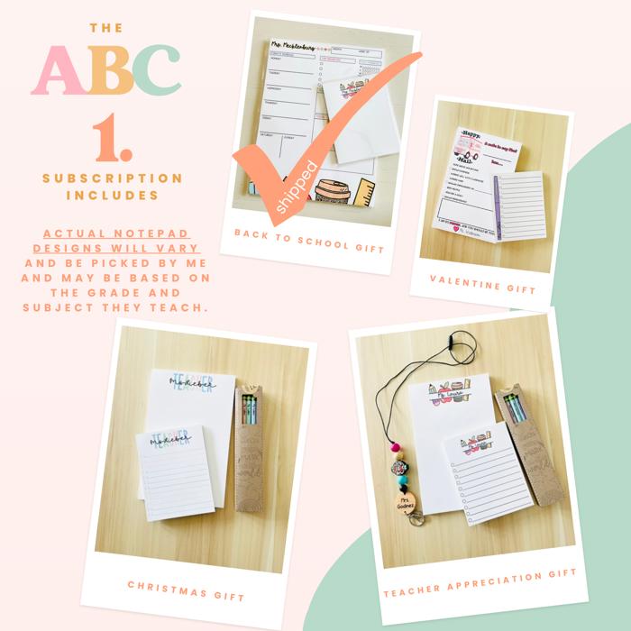 Pencil Personalized Notepad 