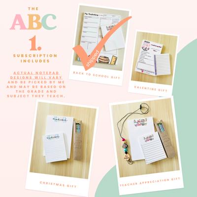 Pencil Personalized Notepad 