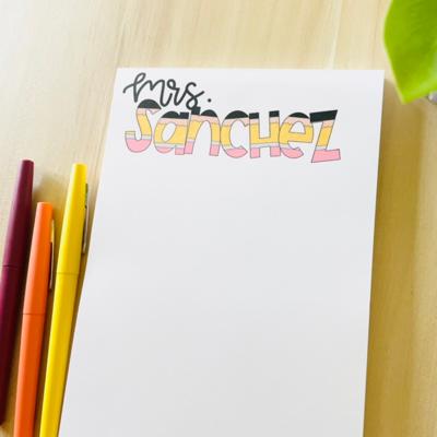 Teacher Essential Notepad 