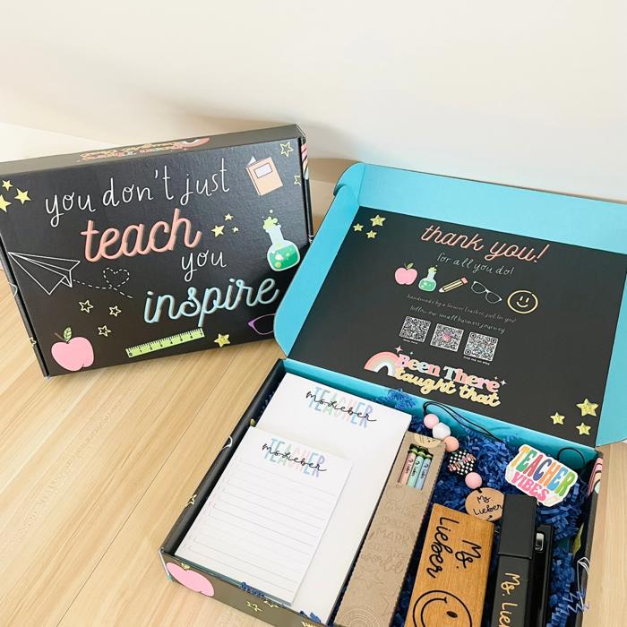 Teacher Appreciation Gift Box I Teacher Christmas Gift