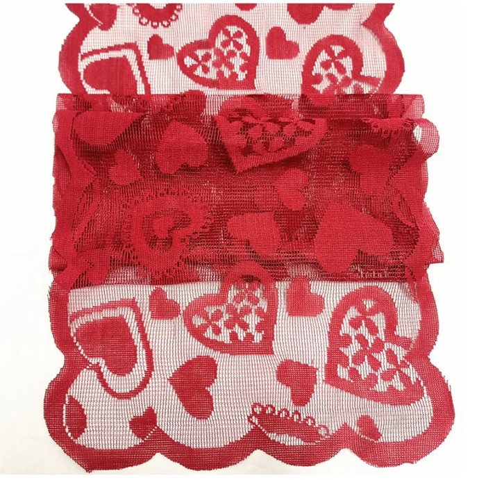 Valentine's Day Hearts Table Runner 