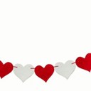  Fun Easy DIY Felt Heart Valentine's Day Banner Garland Kit 