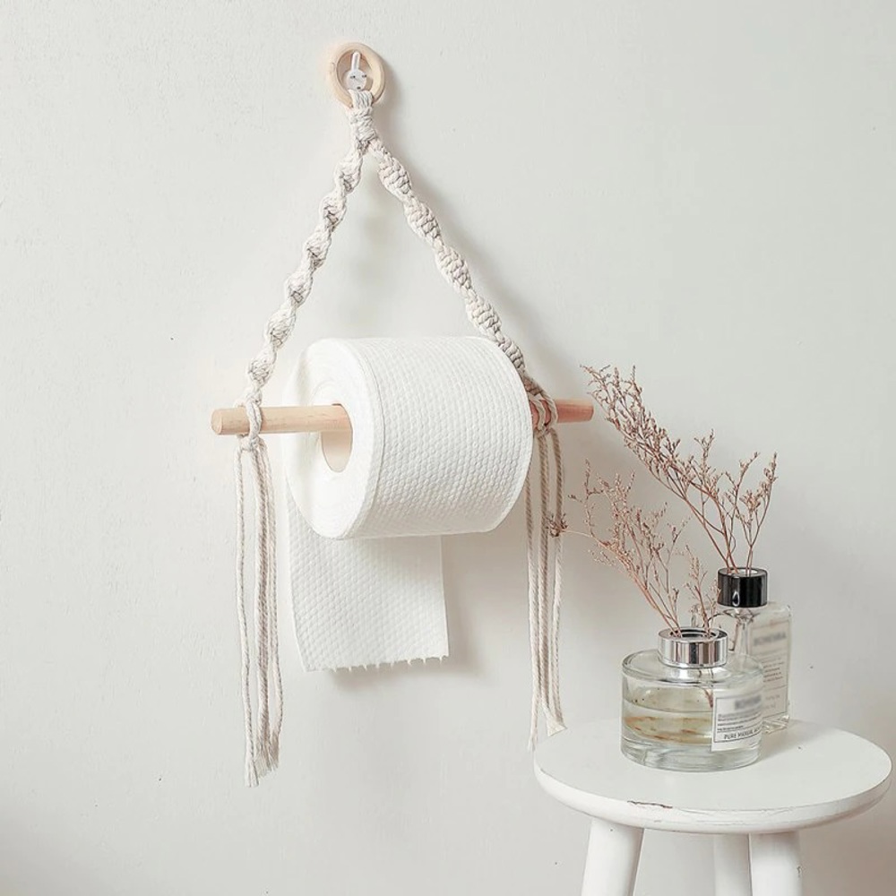 Boho Toilet Paper Holder 