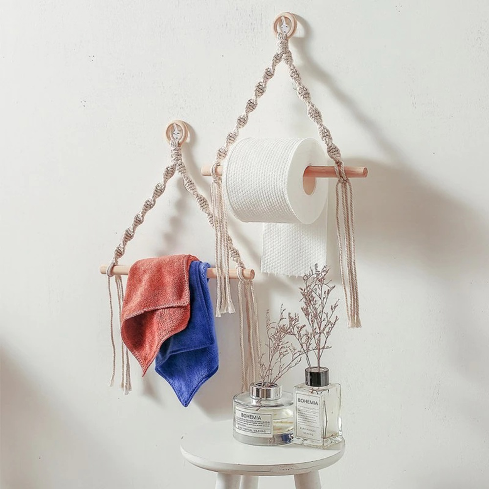 Boho Toilet Paper Holder 