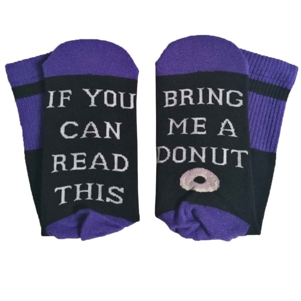 Bring Me A Donut Funny Socks