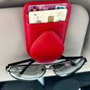  Magnetic sunglasses and card holder clip