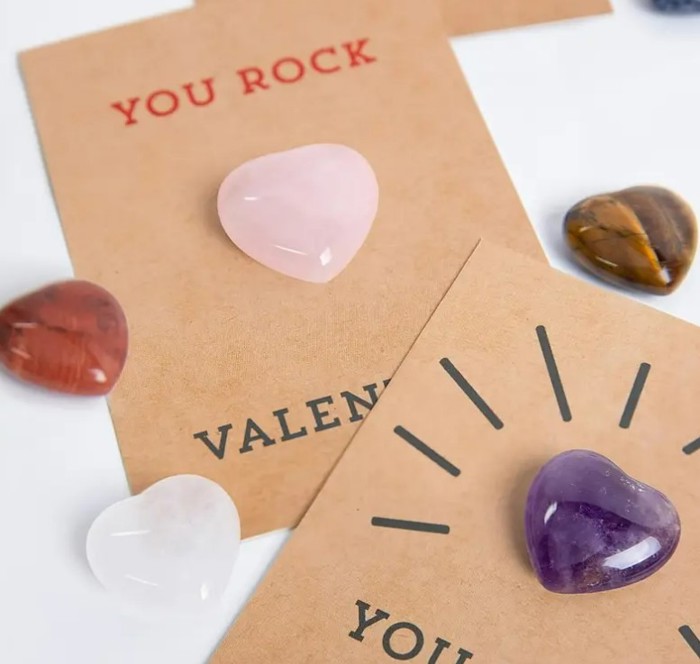 24pc Gem Stone Valentine's Day Card Kit