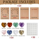  24pc Gem Stone Valentine's Day Card Kit