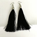  Black Fringe Earrings 