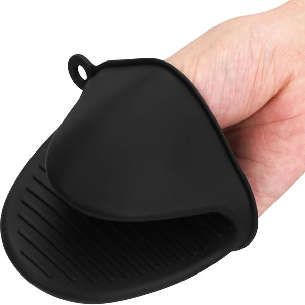 Silicone Hot Pot Plate Holders - Black