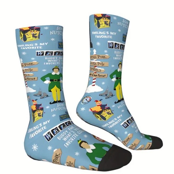 Buddy The Elf Funny Christmas Socks