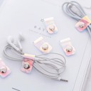  6pc Iridescent Acrylic Cable Organizer Set