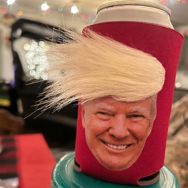 Hilarious Hair Can Koozie 