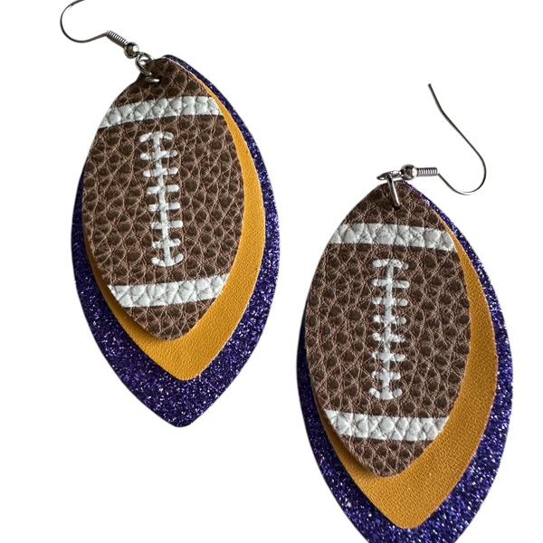 Cute Football Earrings