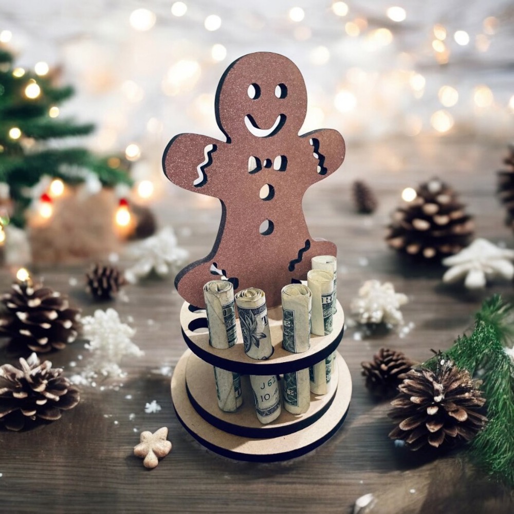 Gingerbread Money Gift Holder