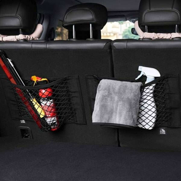 2pc Velcro  Car Net Caddy 