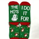  Funny I Do It For The Ho's Santa Socks 